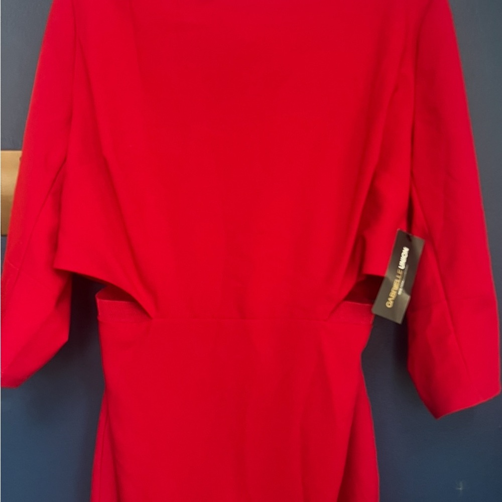 Chic Red Midi Dress